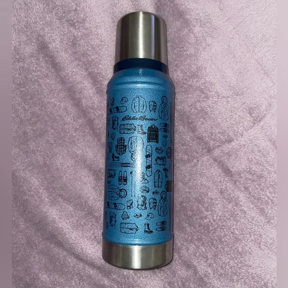 NEW - Stanley x Eddie Bauer Blue Legendary Classic Bottle - Picture 2 of 8